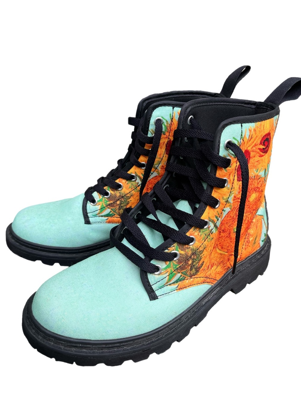 GalArtsy Womens Van Gogh Sunflower Boots